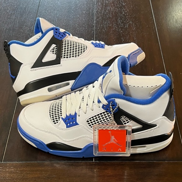 100% AUTHENTIC DS 2017 NIKE AIR JORDAN 4 IV RETRO ROYAL MOTORSPORTS SZ 8.5 - Picture 2 of 16